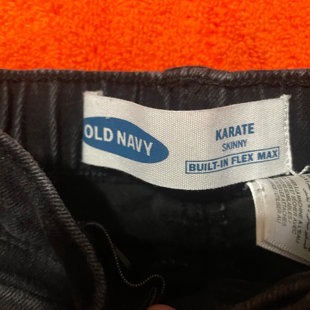 Old Navy Karate Black Skinny Jeans 2T Flex Max - Picture 4 of 5